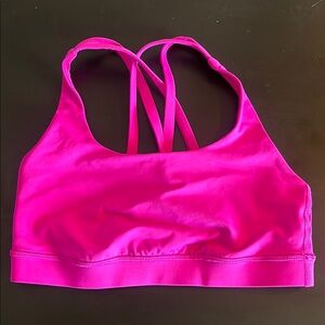 Lululemon Vibrant Pink Sports Bra